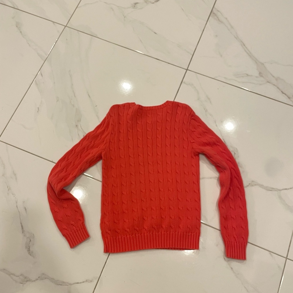 Ralph Lauren Coral Cable Knit Sweater - Picture 2 of 5